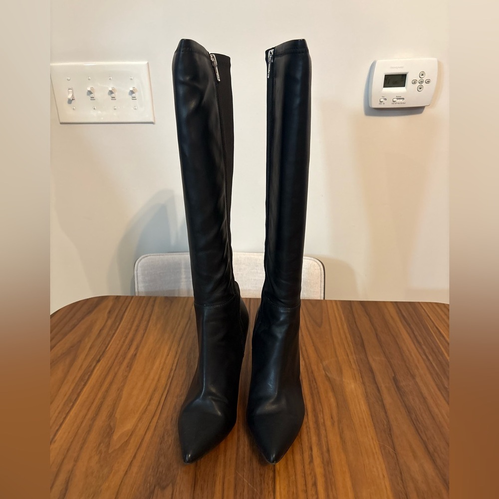 Calvin Klein Black Heeled Boots
